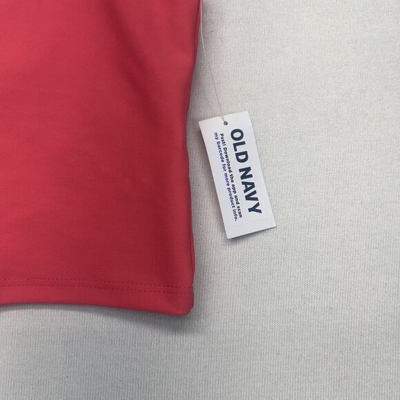 Old Navy NEW Powersoft Go-Dry Active Top Girls Large 10-12 Shelf Bra Orange NWT - Picture 2 of 7